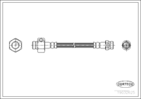 Brake Hose, CORTECO, OEM 46431634003P, Article number 1 9 0 3 2 6 2 5, HONDA (108481)၊