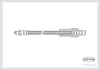 Brake Hose, CORTECO, OEM 4D0611775A, Article number 1 9 0 3 2 6 5 6, AUDI (108486)