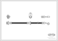 Brake Hose, CORTECO, OEM 01464S30000, Article number 1 9 0 3 2 6 6 8, HONDA (108495)