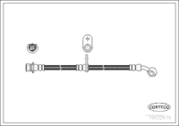 สายเบรค CORTECO OEM 01468SS0010 หมายเลขสินค้า 1 9 0 3 2 6 7 6, HONDA (108502)