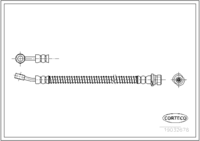 สายเบรค CORTECO OEM 5873134001 หมายเลขสินค้า 1 9 0 3 2 6 7 8, HYUNDAI (108504)
