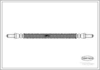 สายเบรค CORTECO OEM C46041 หมายเลขสินค้า 1 9 0 3 2 6 8 7, JAGUAR (108513)
