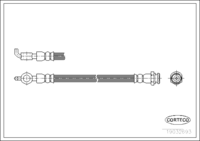 สายเบรค CORTECO OEM S08343810 หมายเลขสินค้า 1 9 0 3 2 6 9 3, MAZDA (108518)