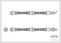 สายเบรค CORTECO OEM 4620000 หมายเลขสินค้า 1 9 0 3 2 6 9 4, NISSAN (108519)