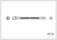 สายเบรค, CORTECO, OEM GBH102, หมายเลขสินค้า 1 9 0 3 2 7 0 1, AUSTIN (108525)