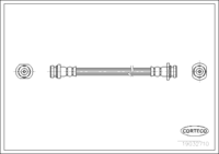 สายเบรค CORTECO OEM 5156082050 หมายเลขสินค้า 1 9 0 3 2 7 1 0, SUZUKI (108532)