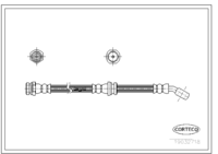 สายเบรค CORTECO OEM 8943167951 หมายเลขสินค้า 1 9 0 3 2 7 1 8, ISUZU (108538)