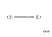 สายเบรค CORTECO, OEM 9094702424, 1 9 0 3 2 7 3 3, TOYOTA (เพลาหน้า ยาว 293มม.)