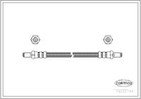 Brake Hose, CORTECO, OEM 5873731010, Article number 1 9 0 3 2 7 4 4, HYUNDAI (108558)