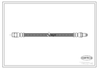 สายเบรค CORTECO OEM 1568859 หมายเลขสินค้า 1 9 0 3 2 7 4 6, FORD (108560)