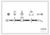 สายเบรค CORTECO, OEM 01464SF1952, หมายเลขสินค้า 1 9 0 3 2 7 5 3, HONDA (108567)