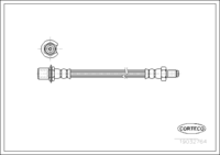 Brake Hose, CORTECO, OEM 9094702600, အပိုဒ် နံပါတ် 1 9 0 3 2 7 6 4, TOYOTA Rear Axle, Length 329mm