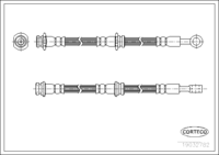 Brake Hose, CORTECO, OEM 46213D0101, Article number 1 9 0 3 2 7 8 2, NISSAN (108594)