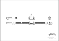 Brake Hose, CORTECO, OEM 46410692023, Article number 1 9 0 3 2 7 8 3, HONDA (108595)