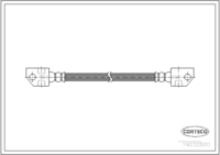 Brake Hose, CORTECO, OEM 4621001L00, Article number 1 9 0 3 2 8 0 0, NISSAN (108605)
