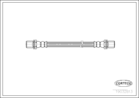 Brake Hose, CORTECO, OEM 9695032405, Article number 1 9 0 3 2 8 1 3, TOYOTA (108617)