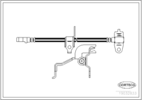 Brake Hose, CORTECO, OEM 4041434, Article number 1 9 0 3 2 8 3 3, FORD (108626)