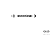 Brake Hose, CORTECO, OEM 4621300QAC, Article number 1 9 0 3 2 8 3 5, NISSAN (108627)