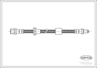 Brake Hose, CORTECO, OEM 1404200048, Article number 1 9 0 3 2 8 5 0, MERCEDES-BENZ (108641)