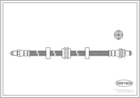 Brake Hose, CORTECO, OEM 1025018, Article number 1 9 0 3 2 8 5 3, FORD (108642)