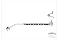 Brake Hose, CORTECO, OEM 4509995AB, Article number 1 9 0 3 2 8 8 3, CHRYSLER (108661)