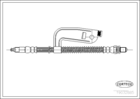Brake Hose, CORTECO, OEM 1011339, Article number 1 9 0 3 2 8 8 5, FORD (108663)