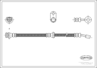 Brake Hose, CORTECO, OEM 46431S1AE01, Article number 1 9 0 3 2 8 8 7, HONDA (108665)