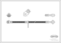 Brake Hose, CORTECO, OEM 01465S84A01, Article number 1 9 0 3 2 8 8 9, HONDA (108667)
