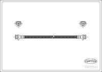 Brake Hose, CORTECO, OEM 01466S04000, Article number 1 9 0 3 2 8 9 3, HONDA (108671)