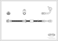 Brake Hose, CORTECO, OEM 01465S04V02, Article number 1 9 0 3 2 8 9 4, HONDA (108672)