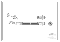 Brake Hose, CORTECO, OEM 9094702A42, Article number 1 9 0 3 2 9 1 9, LEXUS (108697)