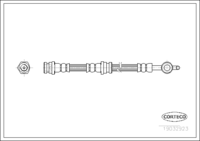 Brake Hose, CORTECO, OEM B25D43980, Article number 1 9 0 3 2 9 2 3, MAZDA (108701)