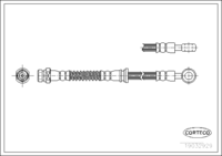 Brake Hose, CORTECO, OEM MR334054, Article number 1 9 0 3 2 9 2 9, MITSUBISHI (108707)