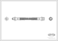 Brake Hose, CORTECO, OEM MR475599, Article number 1 9 0 3 2 9 3 2, MITSUBISHI (108710)