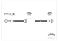 Brake Hose, CORTECO, OEM GBH90289, Article number 1 9 0 3 2 9 4 1, MG (108719)