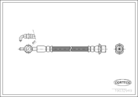 Rear Axle Brake Hose for Toyota Length 292mm