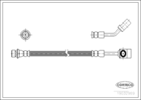 Brake Hose, CORTECO, OEM 22163428, Article number 1 9 0 3 2 9 6 9, OPEL (108746)
