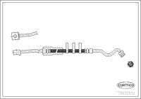 Brake Hose, CORTECO, OEM 3418829, Article number 1 9 0 3 2 9 7 2, FORD (108749)
