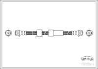Brake Hose, CORTECO, OEM 3672187, Article number 1 9 0 3 2 9 7 4, FORD (108751)