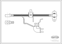 Brake Hose, CORTECO, OEM 4041433, Article number 1 9 0 3 2 9 8 2, FORD (108757)