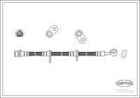 Brake Hose, CORTECO, OEM 01464S2A000, Article number 1 9 0 3 2 9 8 8, HONDA (108763)