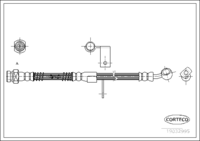 สายเบรค CORTECO OEM 5873125000 หมายเลขสินค้า 1 9 0 3 2 9 9 5, HYUNDAI (108770)