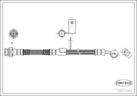Brake Hose, CORTECO, OEM 5873225000, Article number 1 9 0 3 2 9 9 6, HYUNDAI (108771)