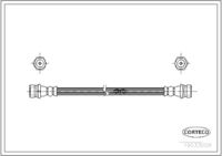 Brake Hose, CORTECO, OEM 0K20143810B, Article number 1 9 0 3 3 0 0 9, KIA (108784)
