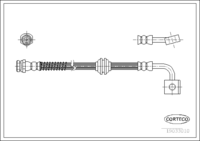 Brake Hose, CORTECO, OEM 0K56A43990A, Article number 1 9 0 3 3 0 1 0, KIA (108785)