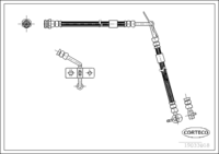 Brake Hose, CORTECO, OEM TA0143990, Article number 1 9 0 3 3 0 1 8, MAZDA (108792)