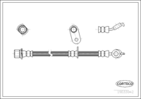 Brake Hose, CORTECO, OEM 26540FE010, Article number 1 9 0 3 3 0 4 2, SUBARU (108811)