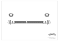 Brake Hose, CORTECO, OEM 9094702B14, Article number 1 9 0 3 3 0 8 1, TOYOTA (108844)