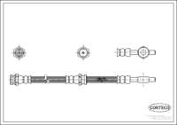 สายเบรค CORTECO OEM 5881226150 หมายเลขสินค้า 1 9 0 3 3 5 0 0, HYUNDAI (108876)