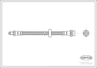 Brake Hose, CORTECO, OEM 1473213, Article number 1 9 0 3 3 5 0 6, FORD (108877)